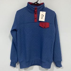NWT zyia quilted sweater S-M